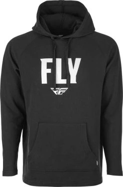Fly Racing Weekender Pullover Hoodie Sweatshirt Black/White
