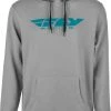 Fly Racing Corporate Pullover Sweatshirt Grey/Blue