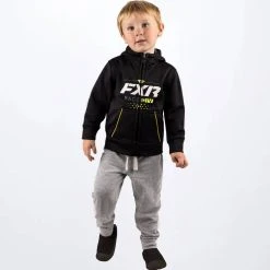 FXR Race Division Tech Toddler Zip Up Sweatshirt Black/Hi Vis