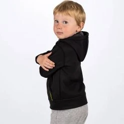 Alternative view of FXR Race Division Tech Toddler Zip Up Sweatshirt Black/Hi Vis
