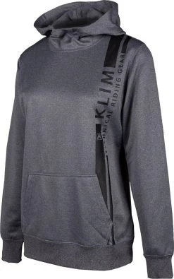 Klim Vista Womens Pullover Sweatshirt Heathered Gray/Black