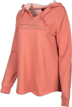 Klim Coast Womens Pullover Sweatshirt Dusty Rose/Asphalt