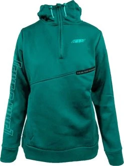 509 Sector Quarter Zip Womens Hoodie Sweatshirt Emerald