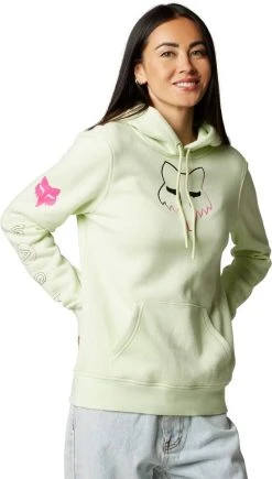 Fox Racing Detonate Womens Pullover Sweatshirt Sea Spray