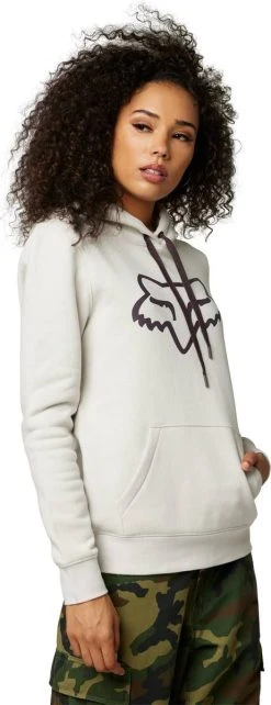 Fox Racing Boundary Womens Pullover Sweatshirt Vintage White