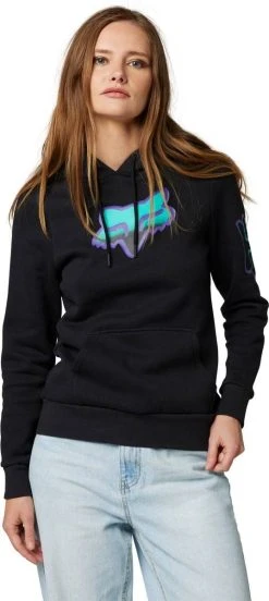 Fox Racing Vizen Womens Pullover Sweatshirt Black