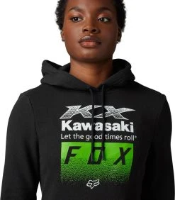 Fox Racing X Kawasaki 2023 Womens Pullover Sweatshirt Black -Carhartt Online 5215155 4