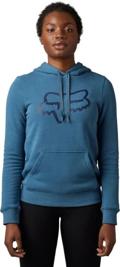 Fox Racing Boundary Womens Pullover Sweatshirt Dark Slate