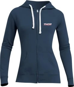Thor Halo Zip-Up Womens Sweatshirt Navy
