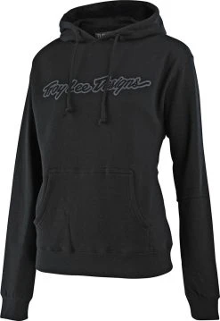 Troy Lee Designs Signature Womens Pullover Sweatshirt Black