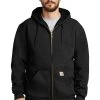 Carhartt Men's Rain Defender Rutland Thermal-Lined Hooded Zip-Front Sweatshirt CT100632